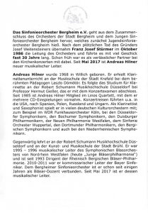 Kirchenkonzert 19.11.2017 Programm